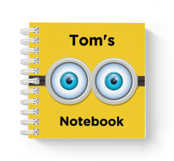 minions mini notebook