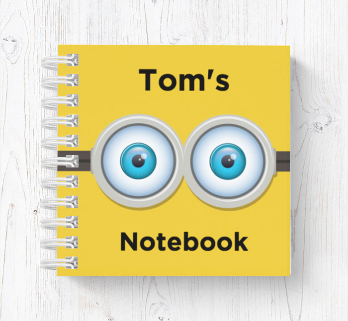minions mini notebook