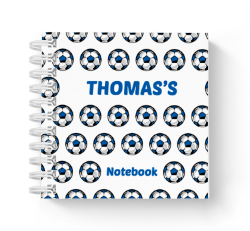 football mini notebook