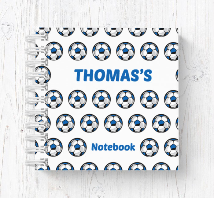 football mini notebook