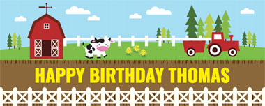 farm party banner