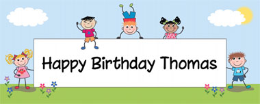 childrens party banner