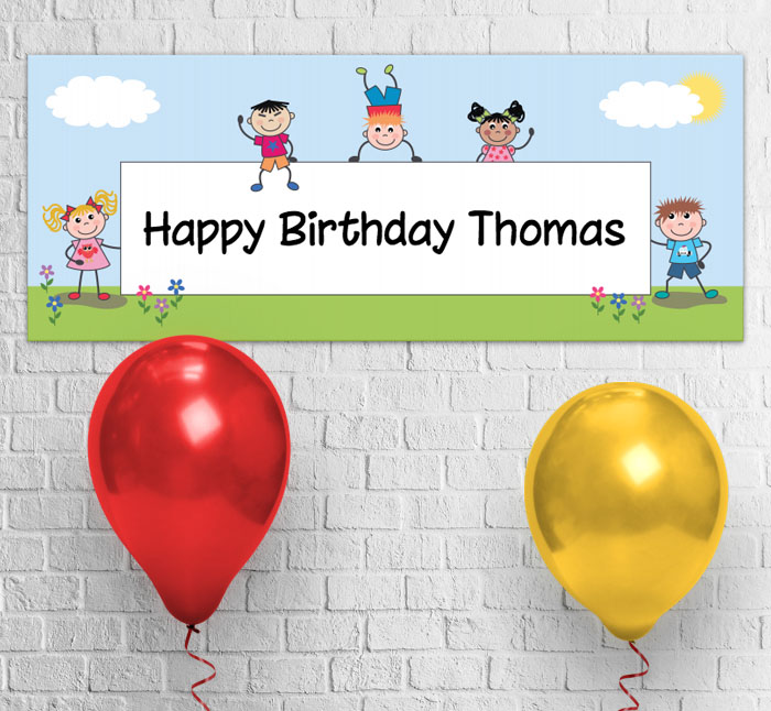 childrens party banner