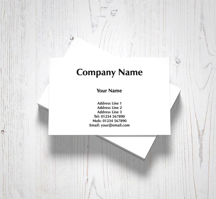 simple business cards