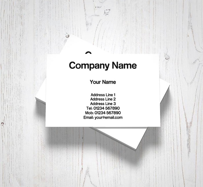 modern business cards