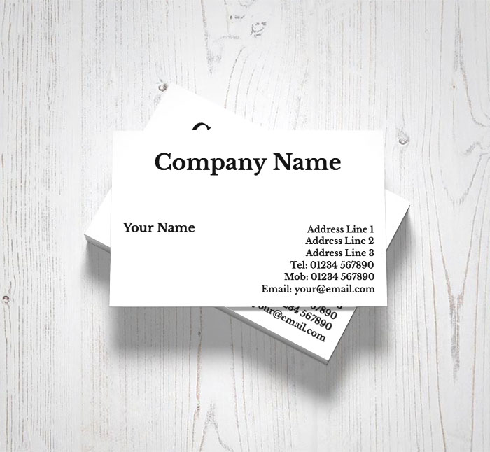 basic business cards
