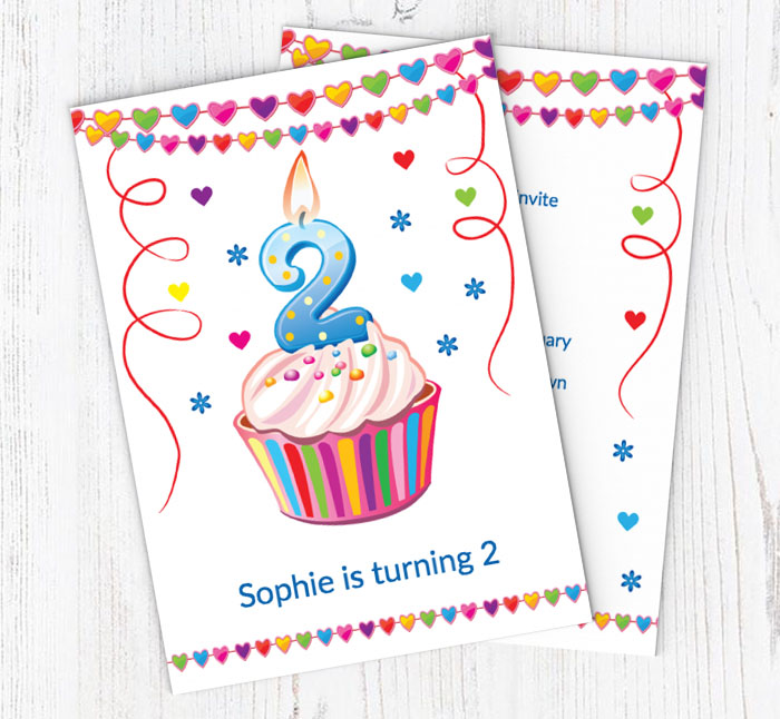 2nd birthday party invitations