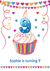 9th birthday party invitations