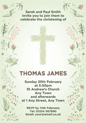 baptism invitations