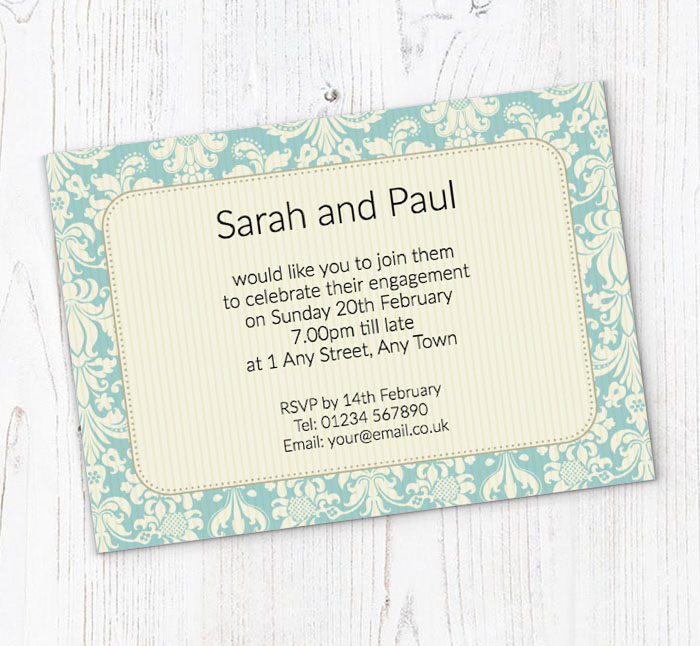 fleur de lis invitations