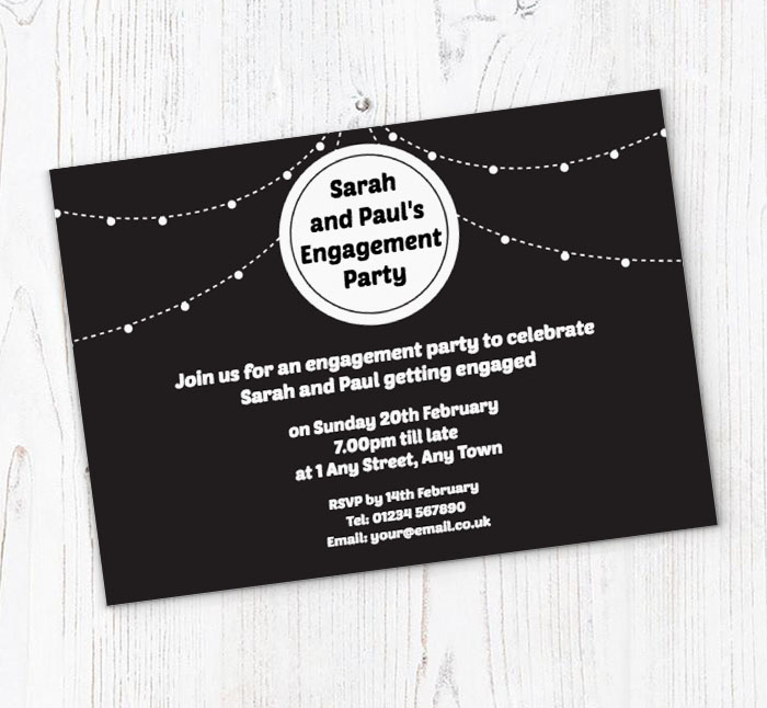 lights invitations