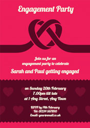 love knot invitations