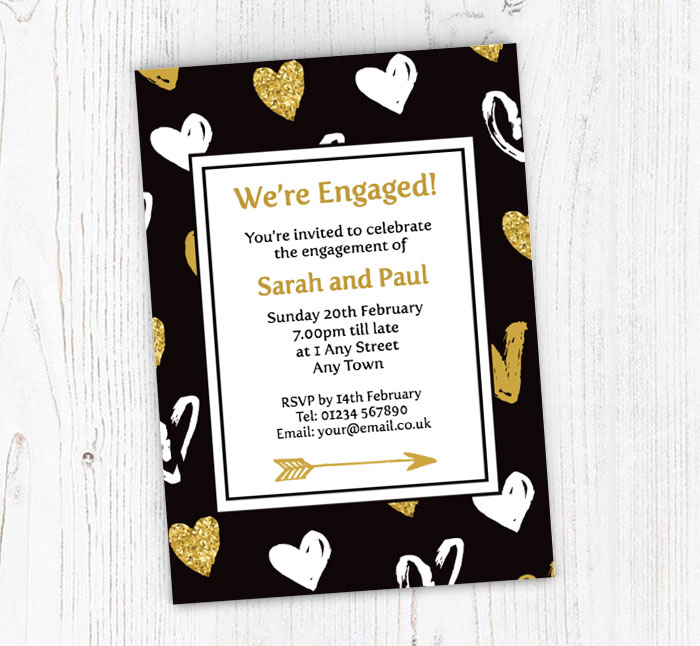 love arrow invitations