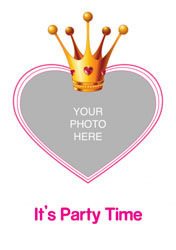 crown photo upload invitations