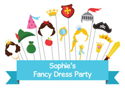 fancy dress accessories invitations