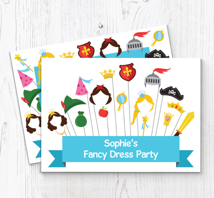 fancy dress accessories invitations