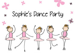 dance party invitations