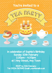 tea party invitations