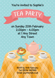 afternoon tea party invitations