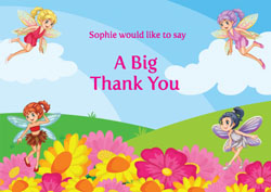 fairy thank you cards