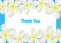 spa thank you cards