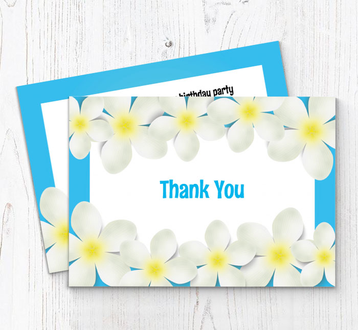 spa thank you cards