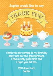 tea party thank you cards