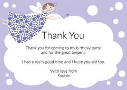 flying fairy thank you cards