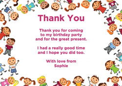 friends thank you cards