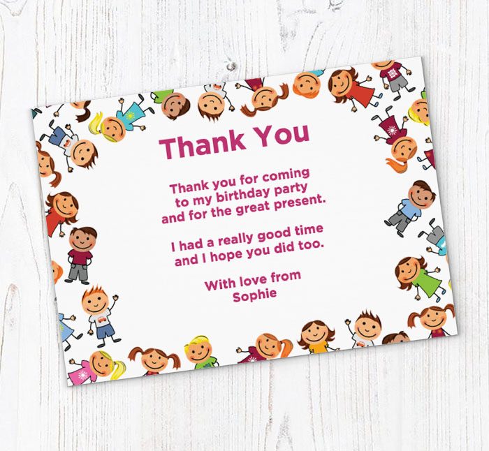 friends thank you cards