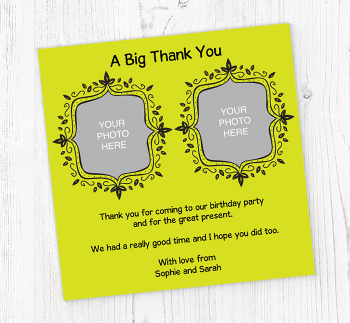 joint thank you cards