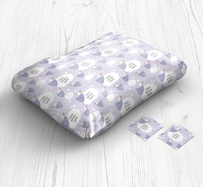 flying fairy wrapping paper
