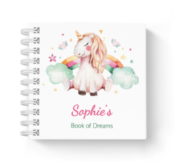 unicorn dreams mini notebook
