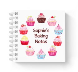 yummy cupcake mini notebook