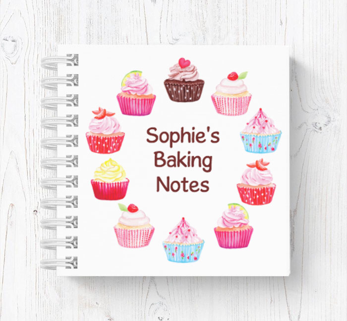 yummy cupcake mini notebook