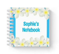 floral spa mini notebook