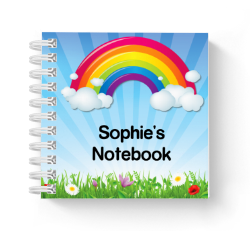 rainbow mini notebook