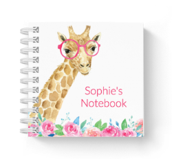 giraffe mini notebook