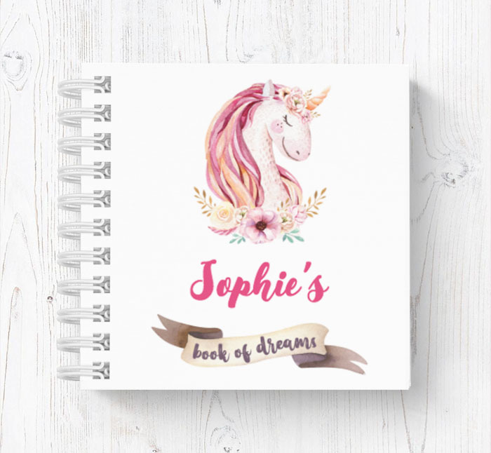 unicorn mini notebook