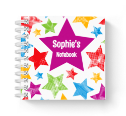 stars mini notebook