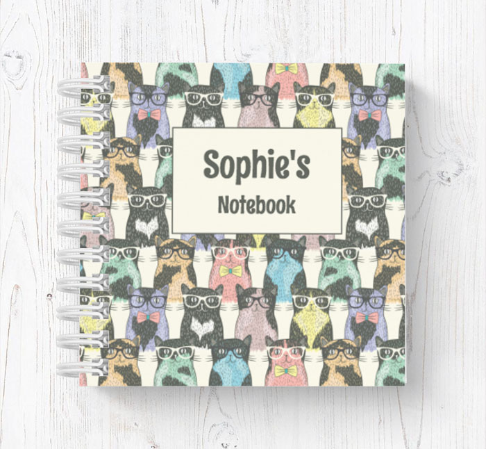 cats mini notebook
