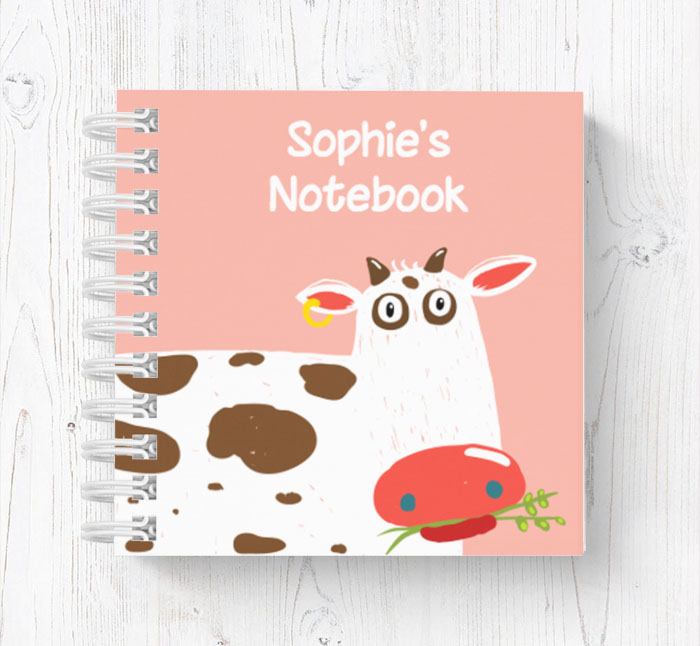 cow mini notebook