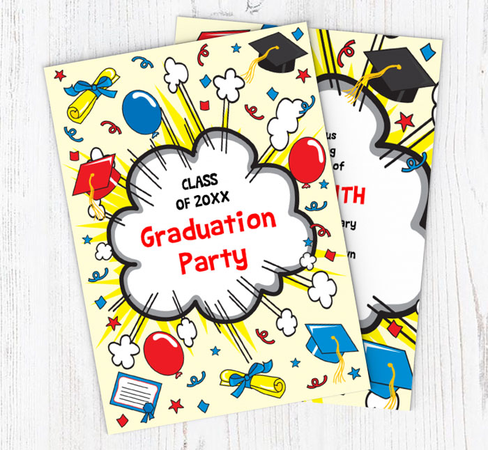 leavers party invitations