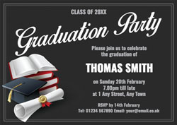 graduation certificate invitations