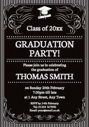 ornate graduation invitations