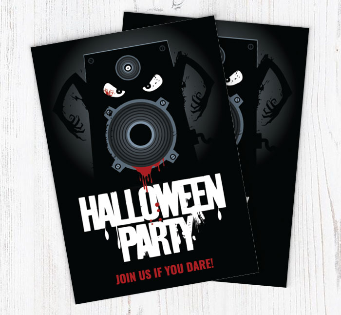 wicked speaker party invitations