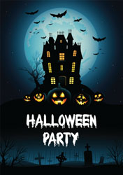 lit up pumpkins invitations