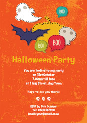 boo party invitations