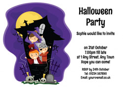 spooktacular children invitations