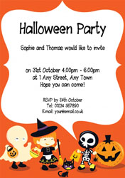 cute little spooks invitations